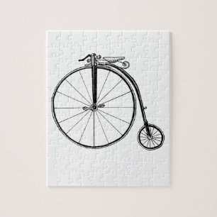 Puzzle Illustration du vélo Vintage Penny Farthing