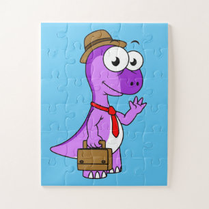 Puzzle Illustration D'Un Homme D'Affaires Pachycéphalosau
