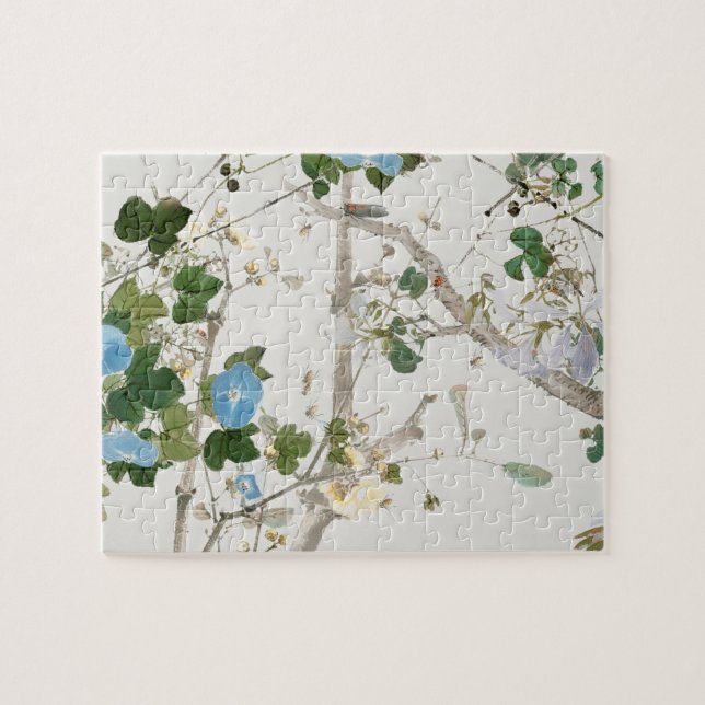 Puzzle Illustration Fleurs vintages (Horizontal)