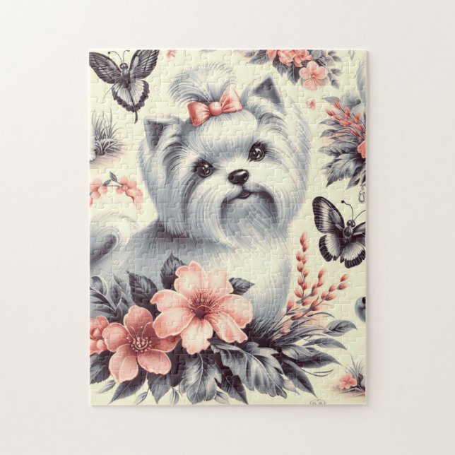 Puzzle Illustration maltaise vintage (Vertical)