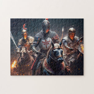 Puzzle Illustration Nous chevauchons après minuit