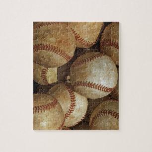 Puzzle Illustration numérique de Baseball Art Travel