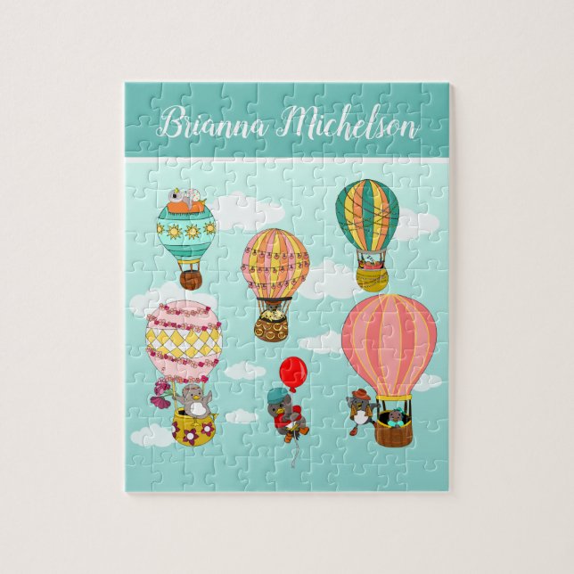 Puzzle Illustration personnalisée mignonne d'oiseau pour (Vertical)