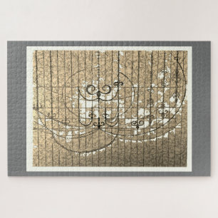 Puzzle Illustration sépia de la salle de bal du mystère d