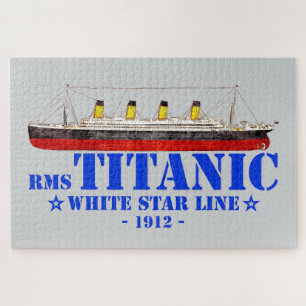 Puzzle Illustration Titanic RMS - White Star Line 1912