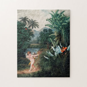 Puzzle Illustration vintage