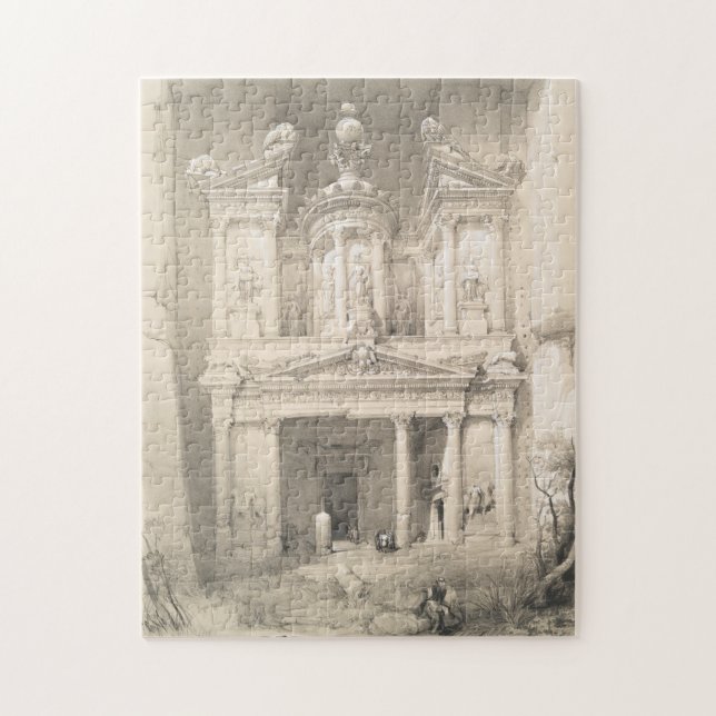 Puzzle Illustration Vintage de Petra (1849) (Vertical)