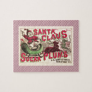 Puzzle Illustration Vintage du Père Noël