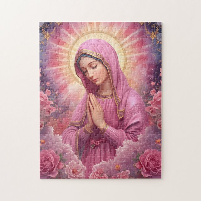 Puzzle Image de la Vierge Marie bienheureuse (Vertical)