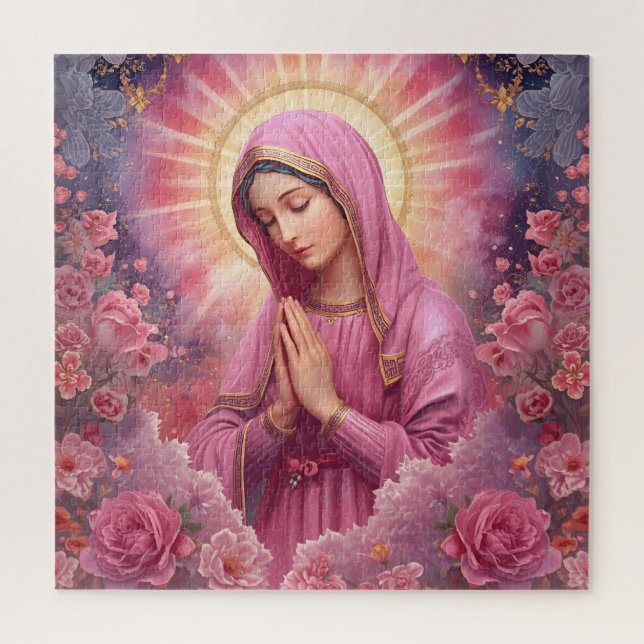 Puzzle Image de la Vierge Marie bienheureuse (Vertical)