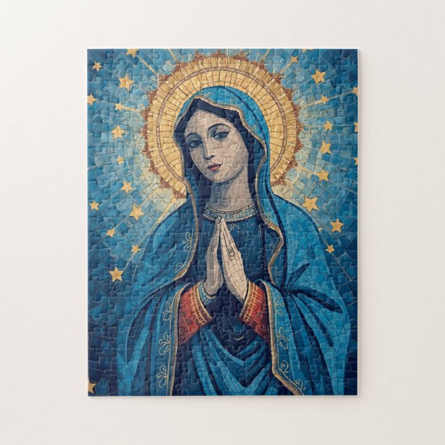 Puzzle Image de la Vierge Marie bienheureuse (Vertical)