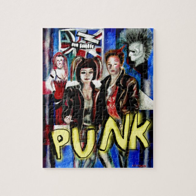 Puzzle image de mode rock punk (Vertical)