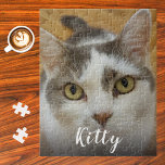 Puzzle Image personnalisée<br><div class="desc">Téléchargez votre photo, ajoutez un nom et créez facilement votre puzzle personnalisé. Vous pouvez TRANSFÉRER ce DESIGN sur d'autres produits Zazzle et l'ajuster à la plupart des articles Zazzle. Vous pouvez également cliquer sur CUSTOMISER PLUS LOIN pour ajouter, supprimer ou modifier des détails comme la couleur arrière - plan, le...</div>