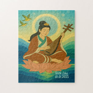 Puzzle Image personnalisée Vintage esthétique japonaise K