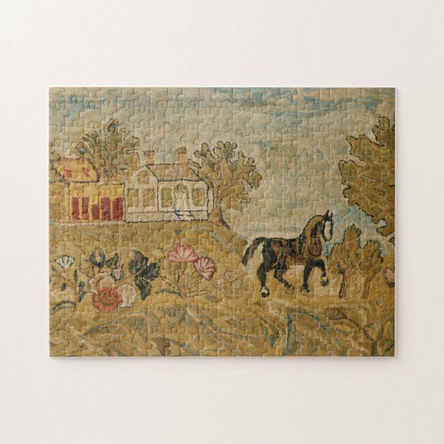 Puzzle Image vintage du cheval antique (Horizontal)