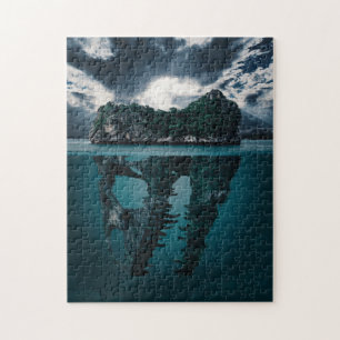 Puzzle Imaginaire Abstrait Île artistique