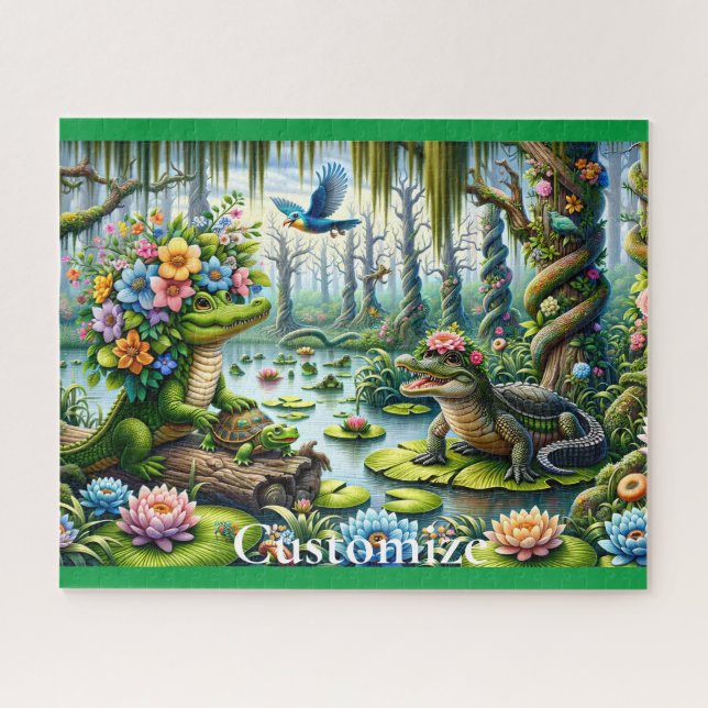 Puzzle Imaginaire alligator marécage Thunder_Cove (Horizontal)