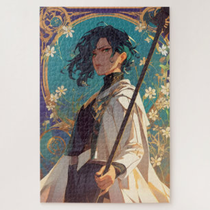 Puzzle Imaginaire Anime Girl Magie