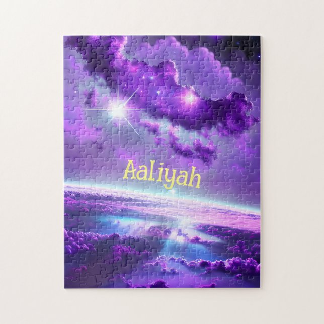 Puzzle Imaginaire complet Violet violet violet Univers éb (Vertical)