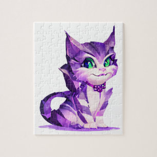 Puzzle Imaginaire Cute Kawaii bébé Cheshire chaton chaton