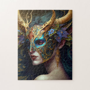 Puzzle Imaginaire de femme Elf Horned
