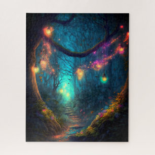 Puzzle Imaginaire de forêt enchantée fée magique Pixie Po