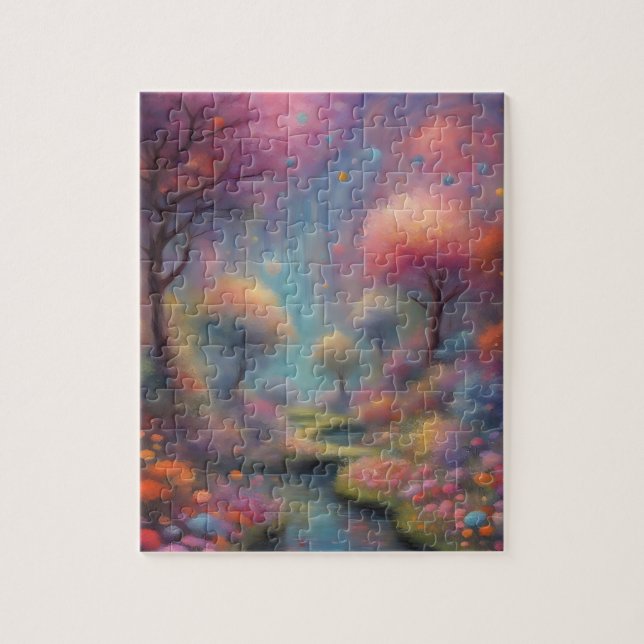 Puzzle Imaginaire de style Monet (Vertical)