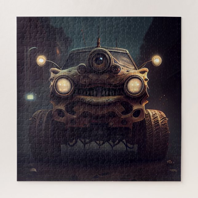 Puzzle Imaginaire de voiture de réflexion (Vertical)