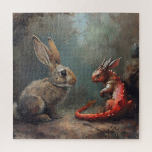 Puzzle Imaginaire Dragon et Lapin