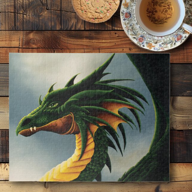 Puzzle Imaginaire Dragon Vert (Créateur téléchargé)