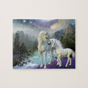 Puzzle Imaginaire licorne et poulain mystique