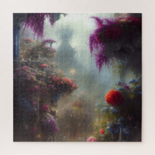Puzzle Imaginaire Misty Rainy Magical Garden Paysage