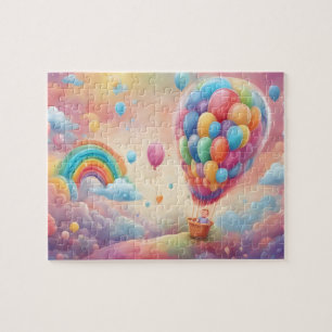 Puzzle Imaginaire Monde coloré Aquarelle Ballons