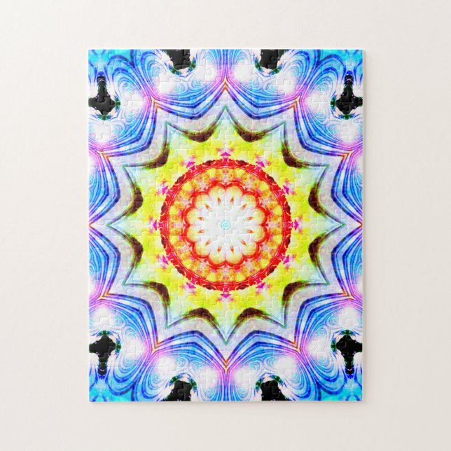 Puzzle Imaginaire Prêtre Mage Magie Vibrant Mandela (Vertical)