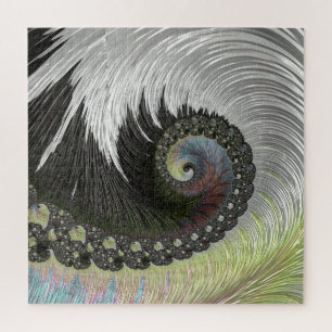 Puzzle Imaginaire psychédélique Spiral Super Fractal Art