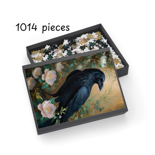 Puzzle Imaginaire Raven & Bloom - Art gothique enchanté