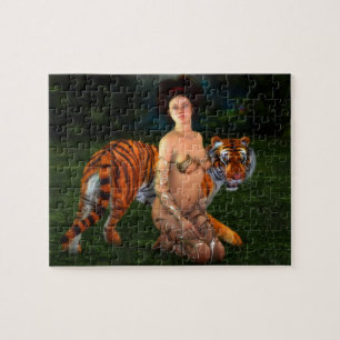 Puzzle Imaginaire Tiger Girl
