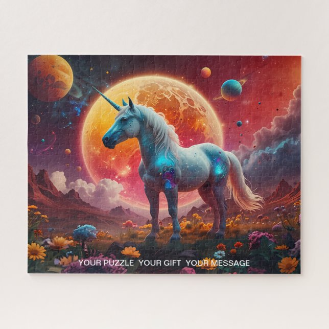 Puzzle Imaginaire Unicorne enchanté (Horizontal)