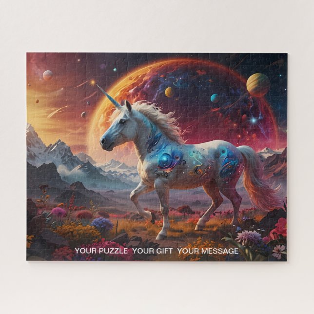 Puzzle Imaginaire Unicorne enchanté (Horizontal)
