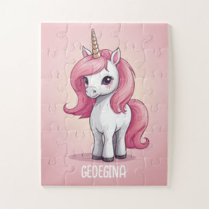 Puzzle Imaginaire Unicorne Étincelant Enfants Personnalis