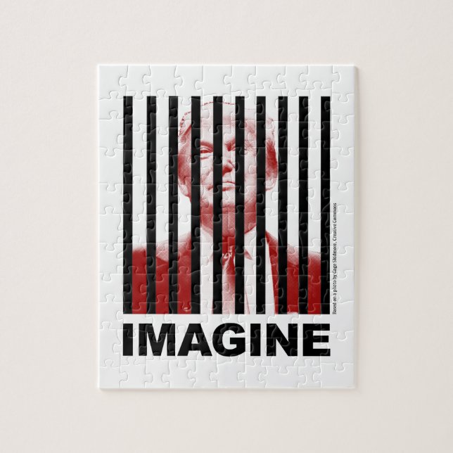 Puzzle Imagine Trump Behind Bars (Vertical)