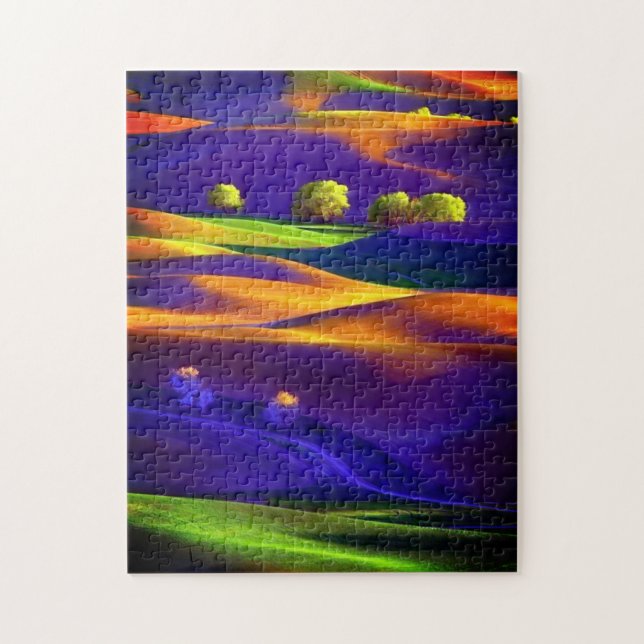 Puzzle Impossible - Campagne colorée (Vertical)