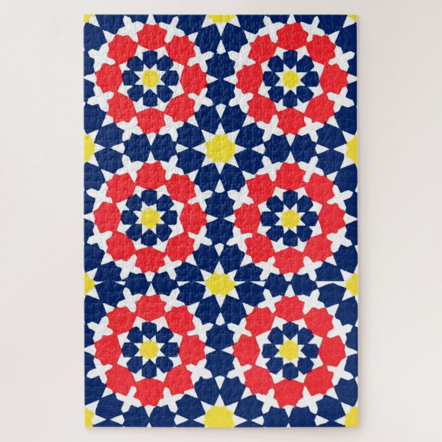 Puzzle Impression abstraite avec étoiles et x-es (Vertical)