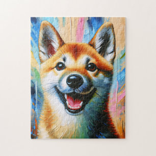 Puzzle Impression acrylique Chien coréen Jindo Cadeau pou