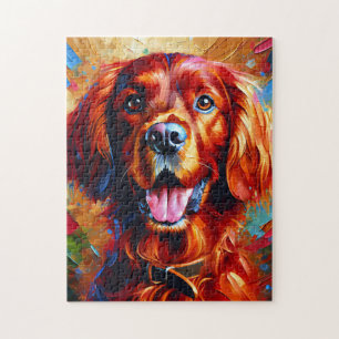 Puzzle Impression acrylique Chien Setter Irlandais Rouge