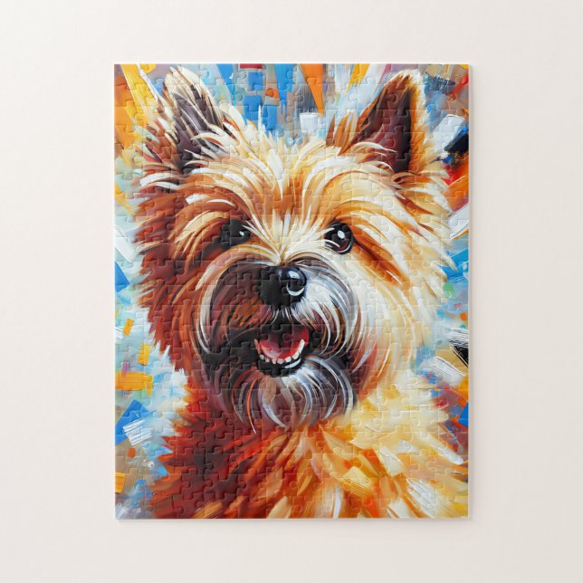 Puzzle Impression acrylique Chien Terrier Cairn Wheaten A (Vertical)