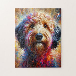 Puzzle Impression acrylique de chien Australian Labradood