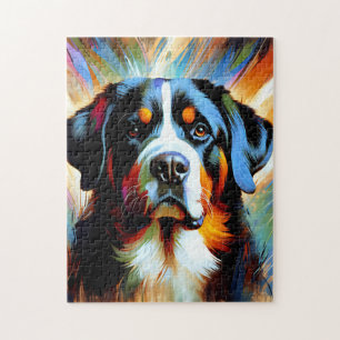Puzzle Impression acrylique du grand chien de montagne su