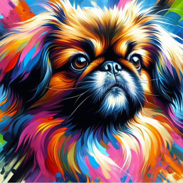 Puzzle Impression Acrylique Pekingese | Coloré | Vibrant (Créateur téléchargé)