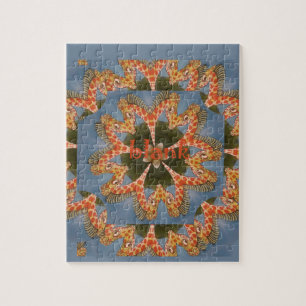 Puzzle Impression d'art Abstrait Giraffe